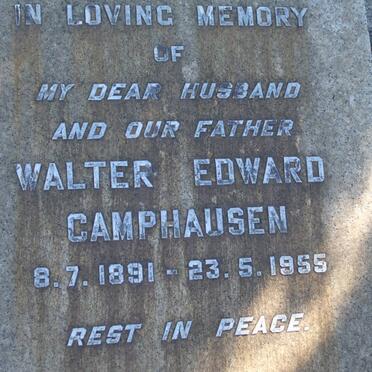 CAMPHAUSEN Walter Edward 1891-1955