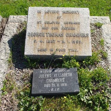 CHAMBERS George Thomas 1887-1959 :: CHAMBERS Julena Elizabeth -1971