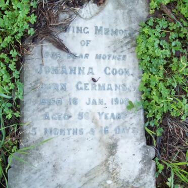COOK Johanna -1909