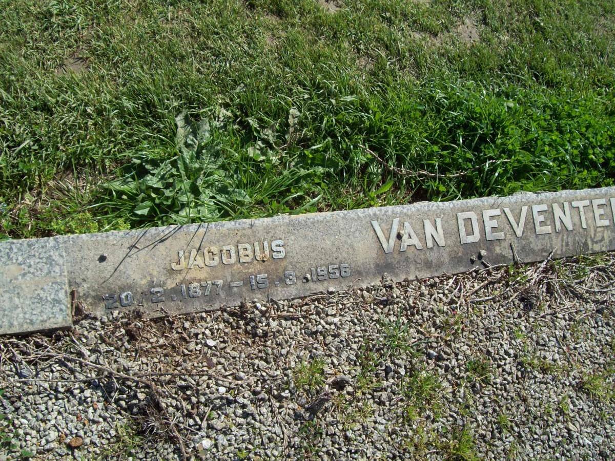 DEVENTER Jacobus, van 1877-1956