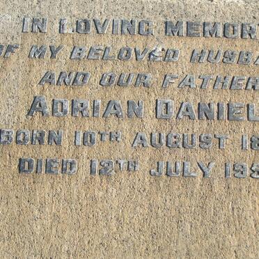 DANIEL Adrian 1888-1957