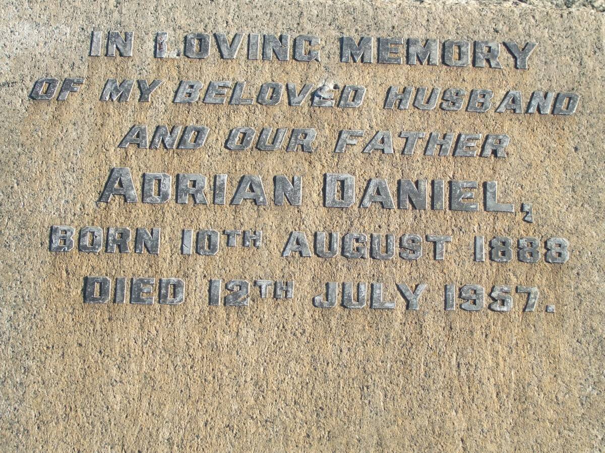 DANIEL Adrian 1888-1957