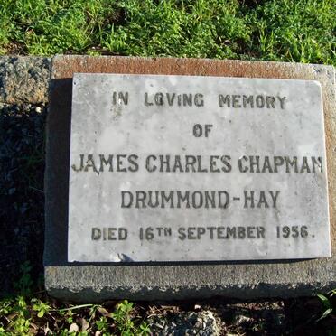 DRUMMOND-HAY James Charles Chapman -1956