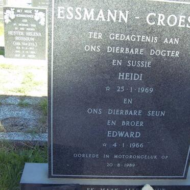 ESSMANN Heidi, croeser 1969-1989 :: ESSMANN-CROESER Edward 1966-1989