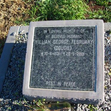 FEBRUARY William George 1931-2001