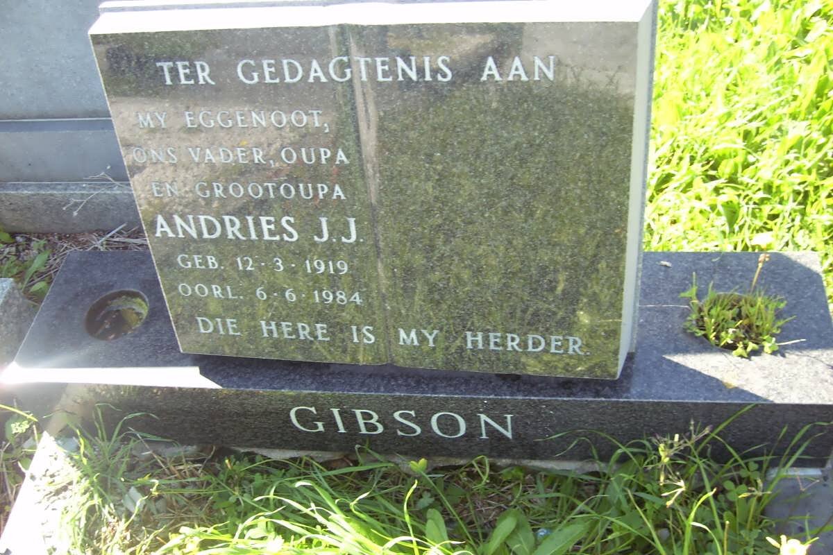 GIBSON Andries J.J. 1919-1984