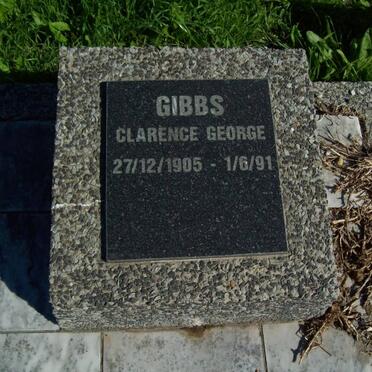 GIBBS Clarence George 1905-1991