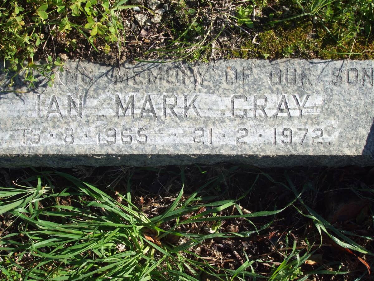 GRAY Ian Mark 1965-1972