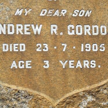 GORDON Andrew R. -1905