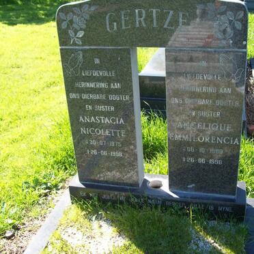 GERTZE Anastacia Nicolette 1975-1998 :: GERTZE Angelique Emmilorencia 1980-1998