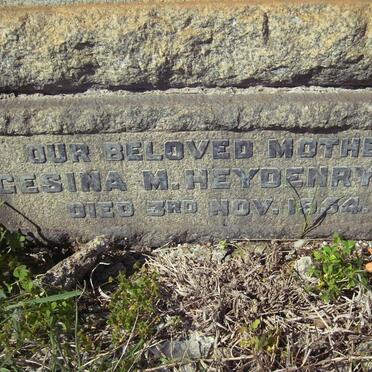 HEYDENRYCH Gesina M. -1954