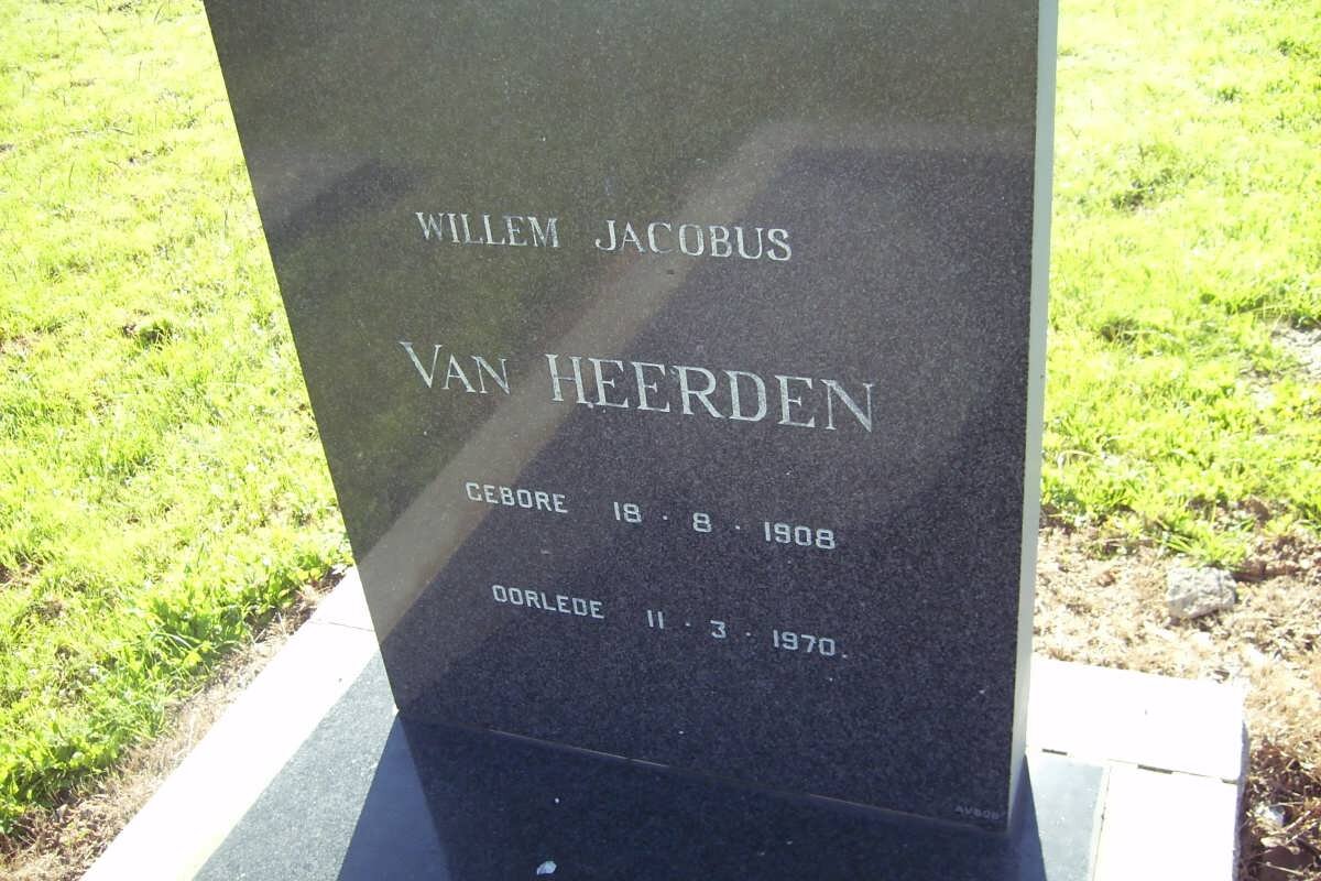 HEERDEN Willem Jacobus, van 1908-1970