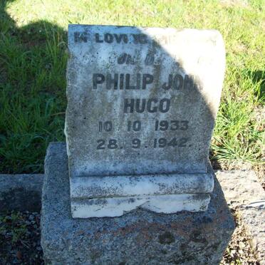 HUGO Philip John 1933-1942