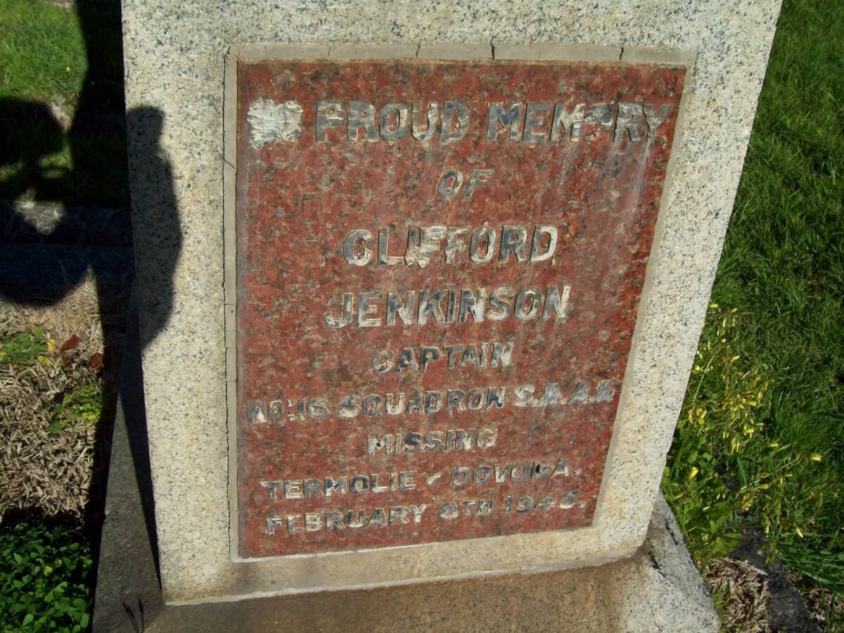 JENKINSON Clifford -1945