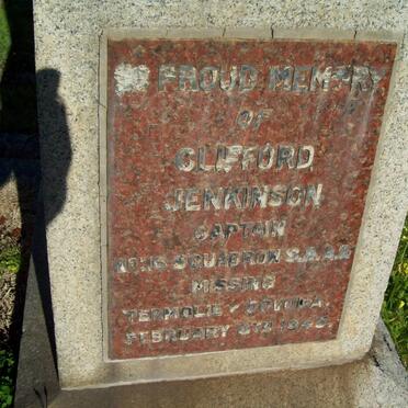 JENKINSON Clifford -1945