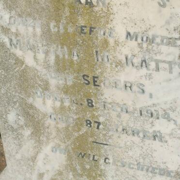 KATTS Martha M. nee SEGERS -1914