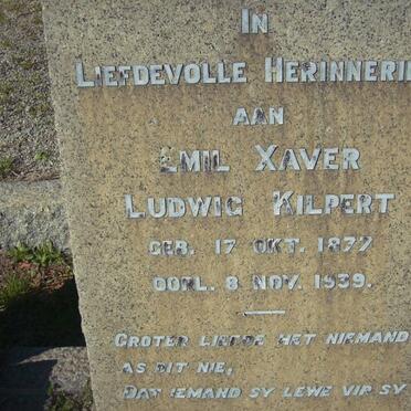 KILPERT Emil Xaver Ludwig 1877-1939