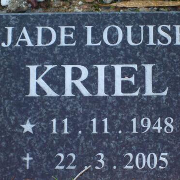 KRIEL Jade Louise 1948-2005