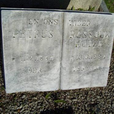 KOTZE Petrus Rossouw 1887-1984
