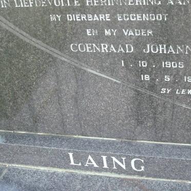 LAING Coenraad Johannes 1905-1971