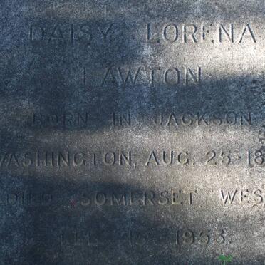LAWTON Daisy Lorena 1886-1953