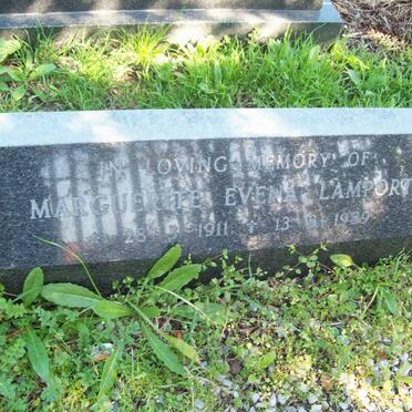 LAMPORT Marguerite Evena 1911-1989