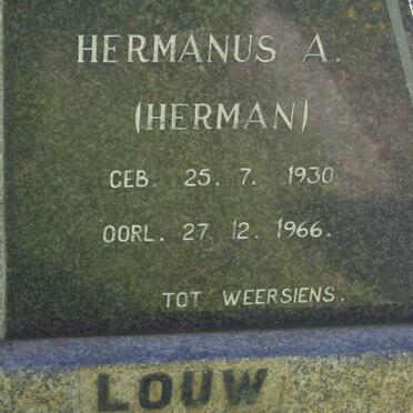 LOUW Hermanus A. 1930-1966