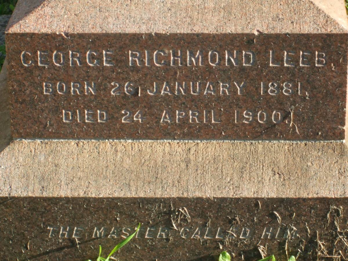 LEEB George Richmond 1881-1900
