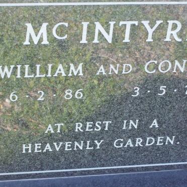 McINTYRE William &amp; Connie