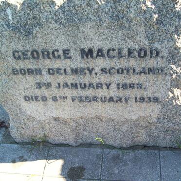 MACLEOD George 1868-1939