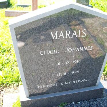 MARAIS Charl Johannes 1918-1995