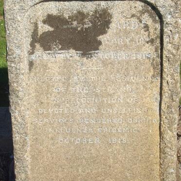 MARDT Lily Susan Marion, de 1889-1918 :: DE MARDT  Henry 187?-1918