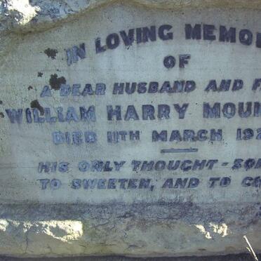 MOUNTFORD William Harry -1923