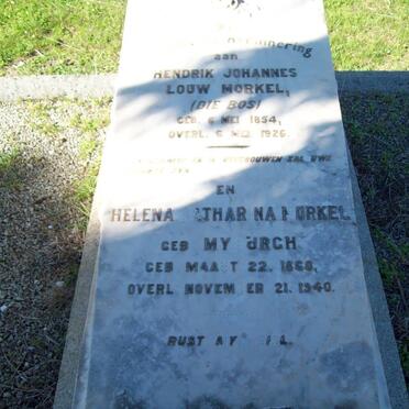 MORKEL Hendrik Johannes Louw 1854-1926 &amp; Helena Catharina MYBURGH 1868-1940