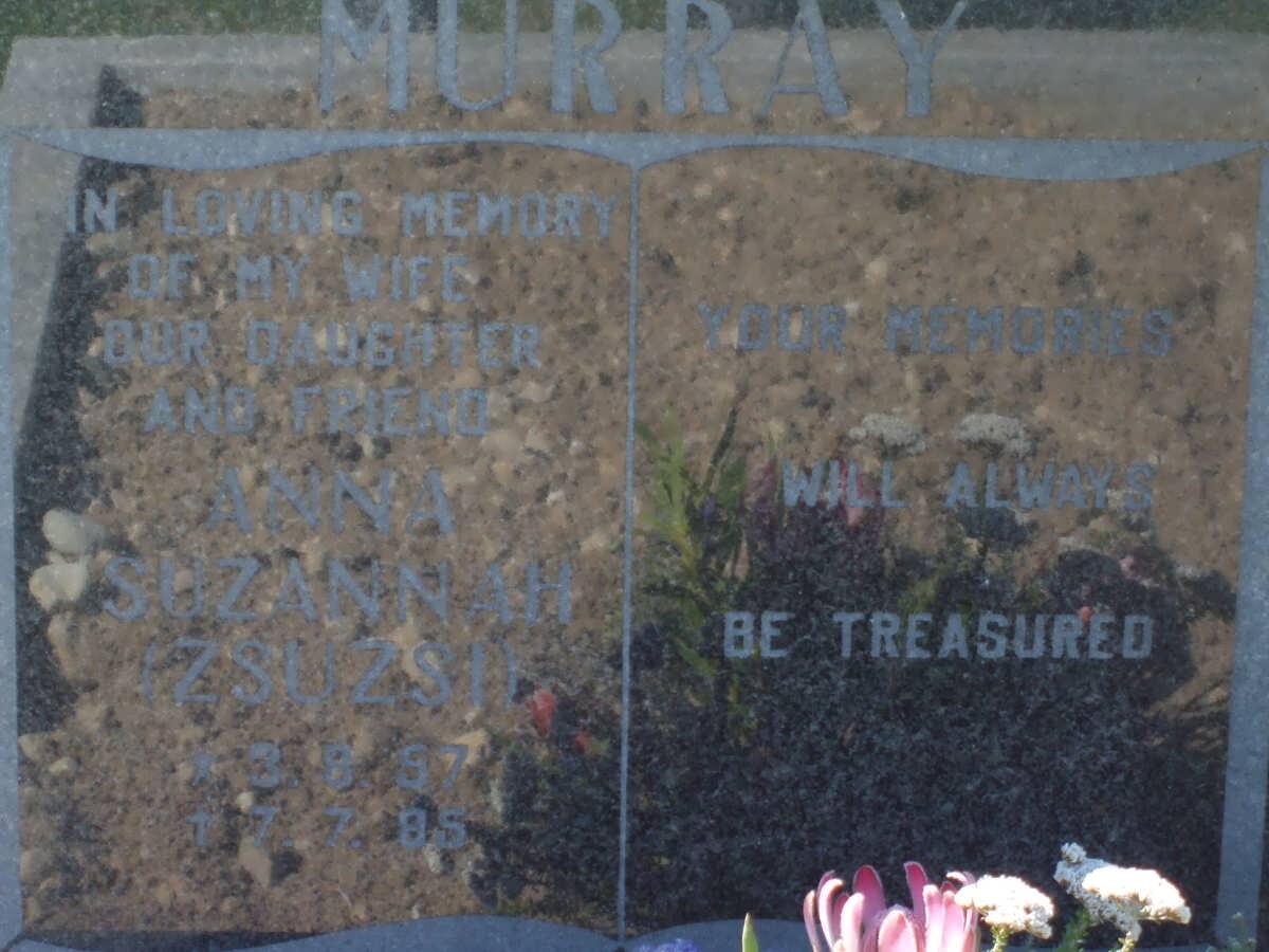 MURRAY Anna Susanna 1957-1985