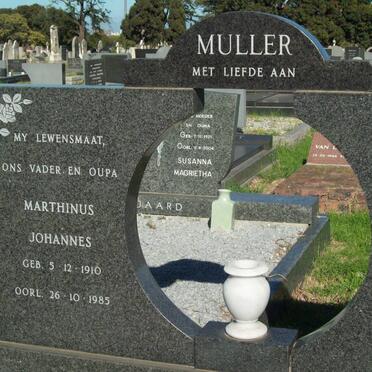 MULLER Marthinus Johannes 1910-1985