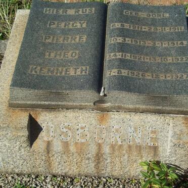 OSBORNE Percy 1911-1911 :: OSBORNE Pierre 1913-1914 :: OSBORNE Theo 1921-1922 :: OSBORNE Kenneth 1926-1927