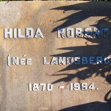 ROBERTS Hilda nee LANDSBERG 1870-1964