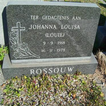 ROSSOUW Johanna Louisa 1918-1978