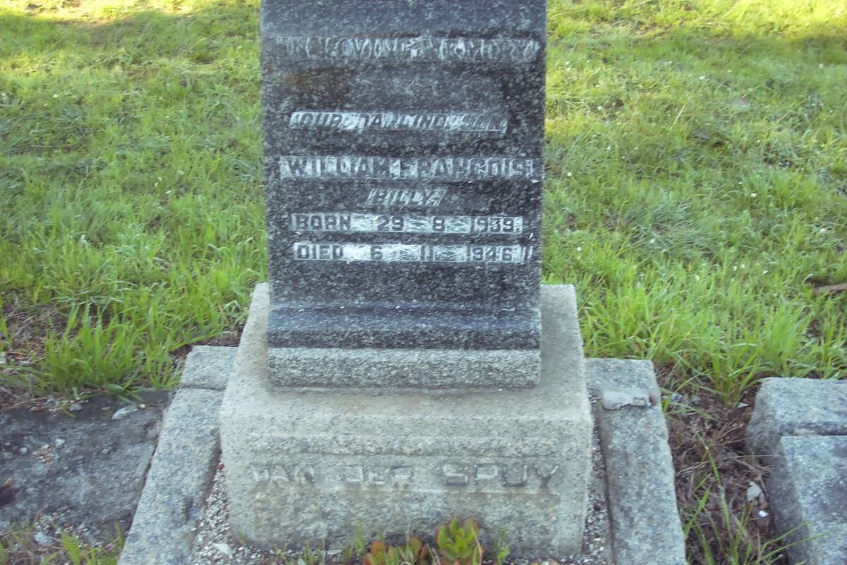 SPUY William Francois, van der 1939-1946