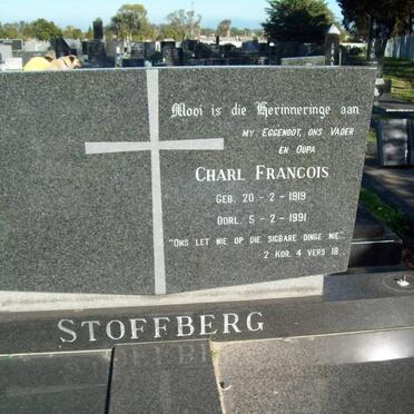 STOFFBERG Charl Francois 1919-1991