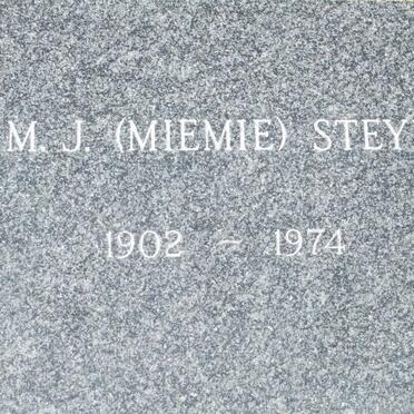 STEYN M.J. 1902-1974