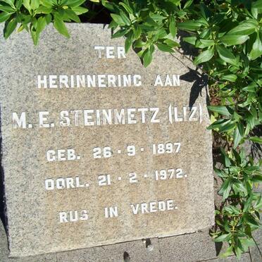 STEINMETZ M.E. 1897-1972