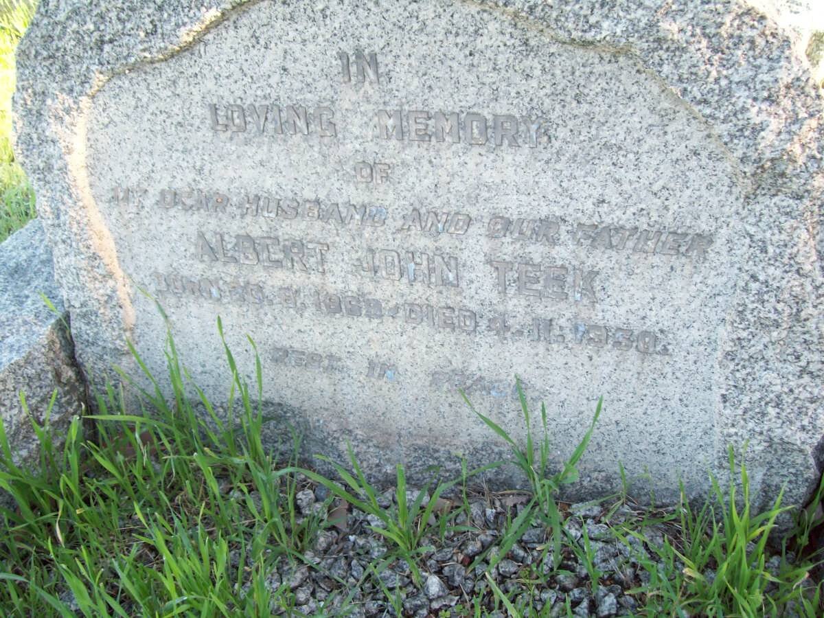 TEEK Albert John -1950