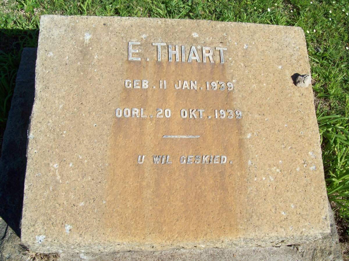 THIART E. 1939-1939