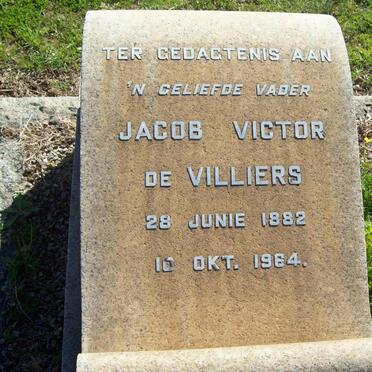 VILLIERS Jacob Victor, de 1882-1964