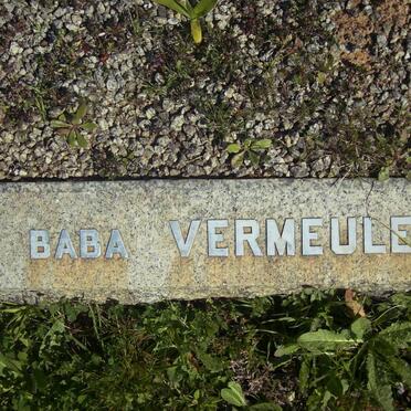 VERMEULEN Baba