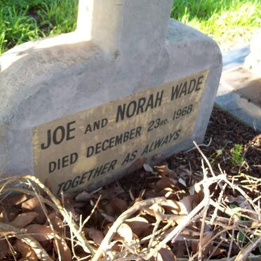 WADE Joe &amp; Norah -1968