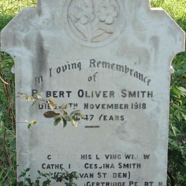 SMITH Robert Oliver -1918