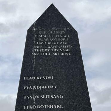 4. Segopotso Memorial: 2003